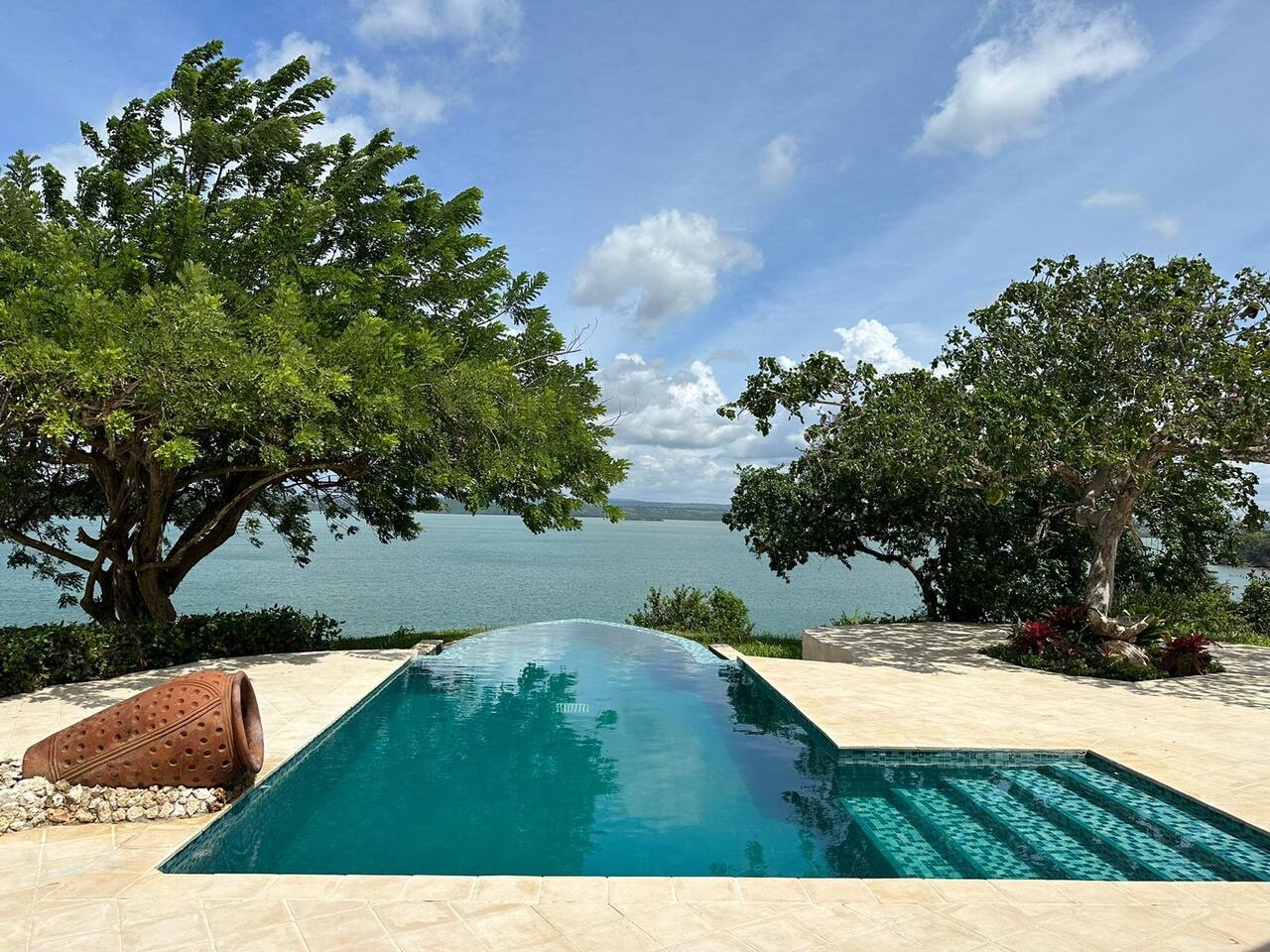 Kilifi Creek view from Marijani Villa's pool deck Marijani villa pool
