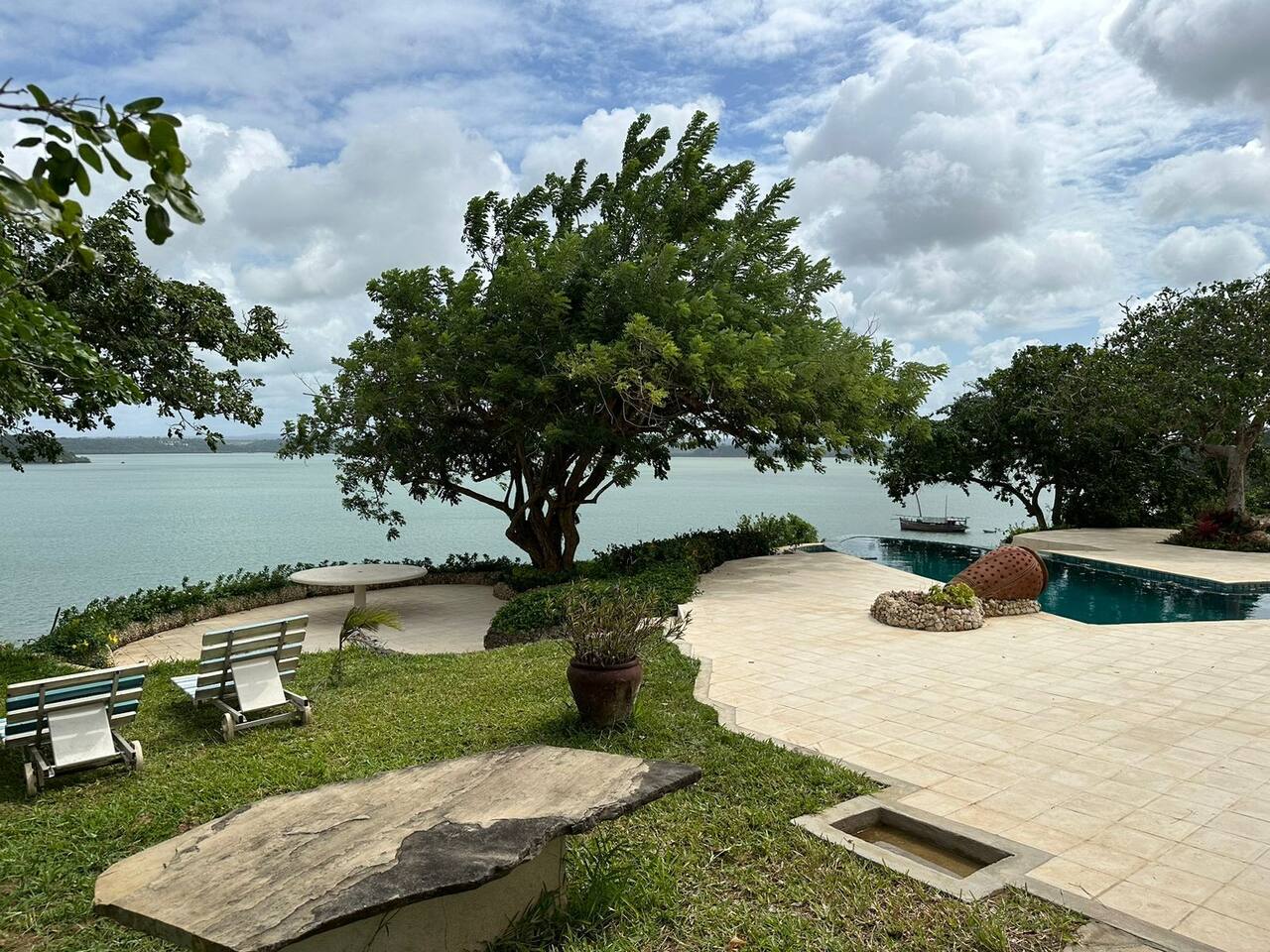 Kilifi Creek view from Marijani Villa's pool deck Marijani villa water view